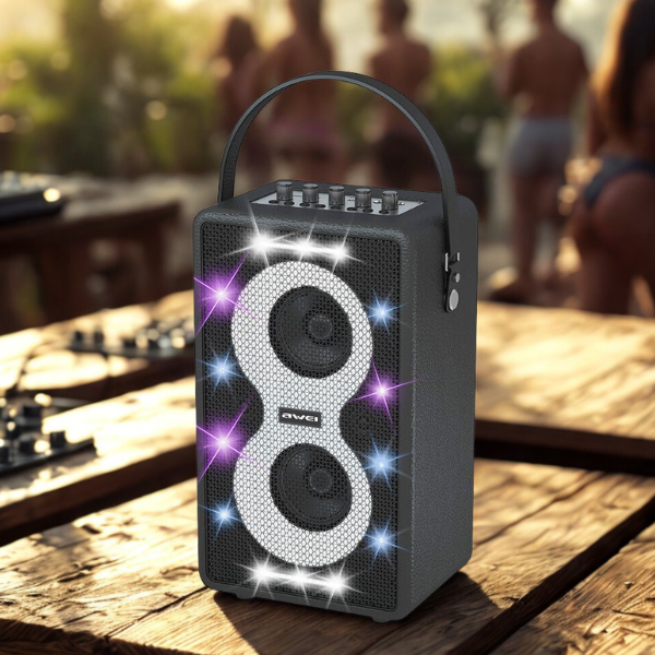 AWEI KA15 Bluetooth 5.3 70W belaidis garsiakalbis, juodos spalvos aprašymas - Prekės nuotrauka