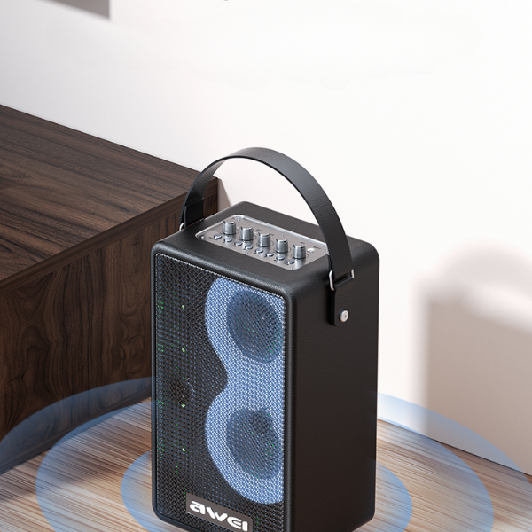 AWEI KA15 Bluetooth 5.3 70W belaidis garsiakalbis, juodos spalvos aprašymas - Prekės nuotrauka