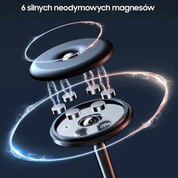 AWEI magnetinis automobilinis laikiklis X22 prietaisų skydeliui, juodas aprašymas - Prekės nuotrauka
