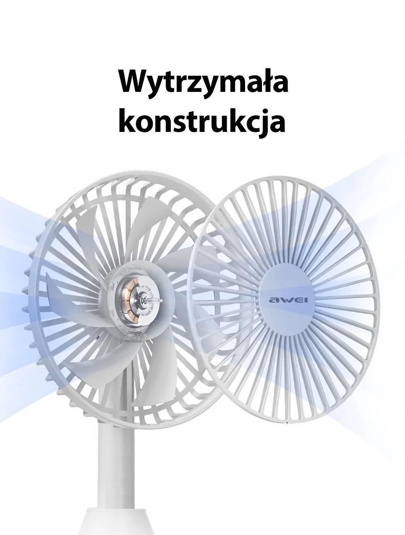 AWEI Mini biuro ventiliatorius F29 juodos spalvos aprašymas - Prekės nuotrauka AWEI Mini biuro ventiliatorius F29 juodos spalvos aprašymas - Prekės nuotrauka
