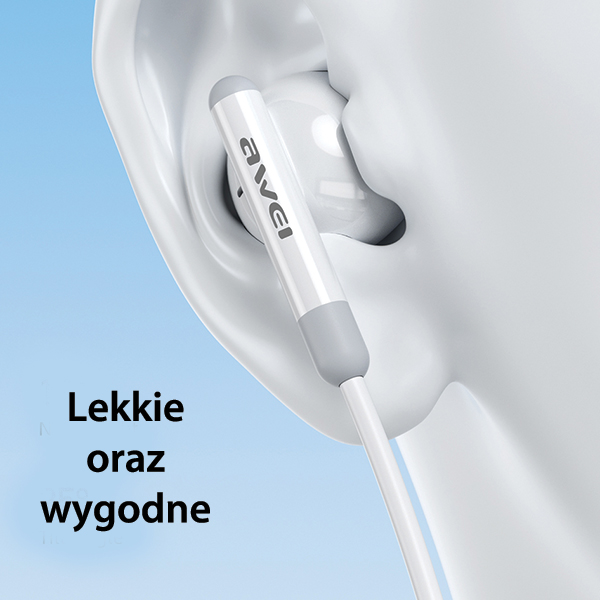 AWEI PC-6T USB-C stereofoninės ausinės, juodos spalvos aprašymas - Prekės nuotrauka