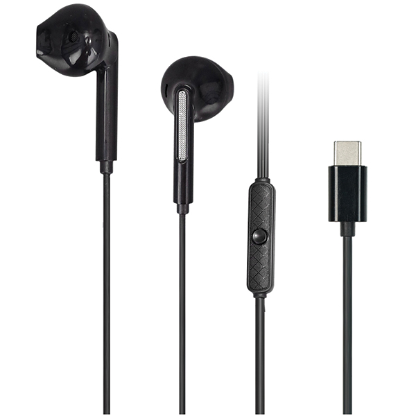 AWEI PC-7T USB-C 1.2m stereofoninės ausinės, juodos spalvos aprašymas - Prekės nuotrauka