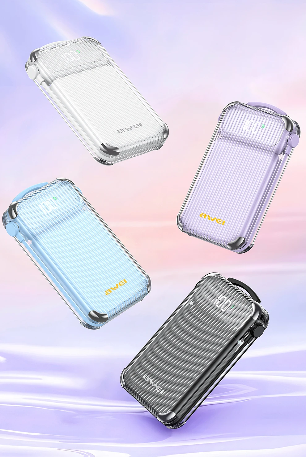 AWEI PowerBank P89K 10000mAh 38,5W juodos spalvos + kabelis PD/Lightning aprašymas - Prekės nuotrauka AWEI PowerBank P89K 10000mAh 38,5W juodos spalvos + kabelis PD/Lightning aprašymas - Prekės nuotrauka