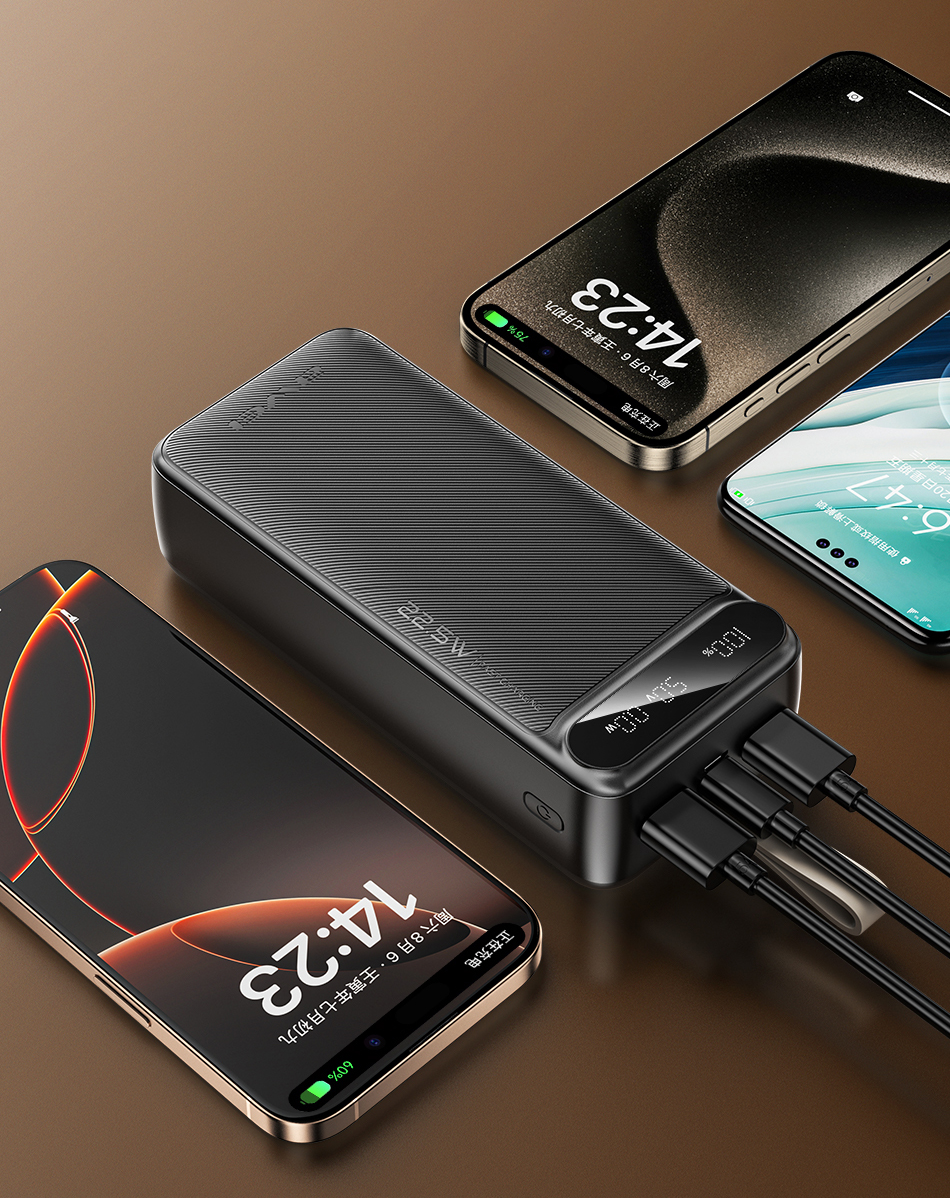 AWEI PowerBank PA-13 50000mAh 22.5W juodos spalvos aprašymas - Prekės nuotrauka AWEI PowerBank PA-13 50000mAh 22.5W juodos spalvos aprašymas - Prekės nuotrauka