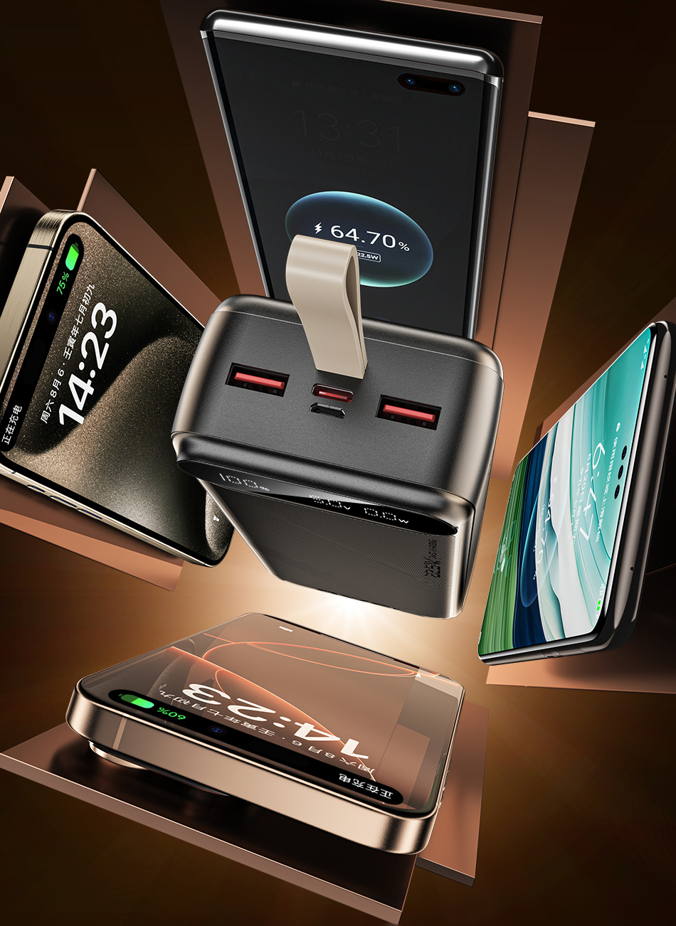 AWEI PowerBank PA-13 50000mAh 22.5W juodos spalvos aprašymas - Prekės nuotrauka AWEI PowerBank PA-13 50000mAh 22.5W juodos spalvos aprašymas - Prekės nuotrauka