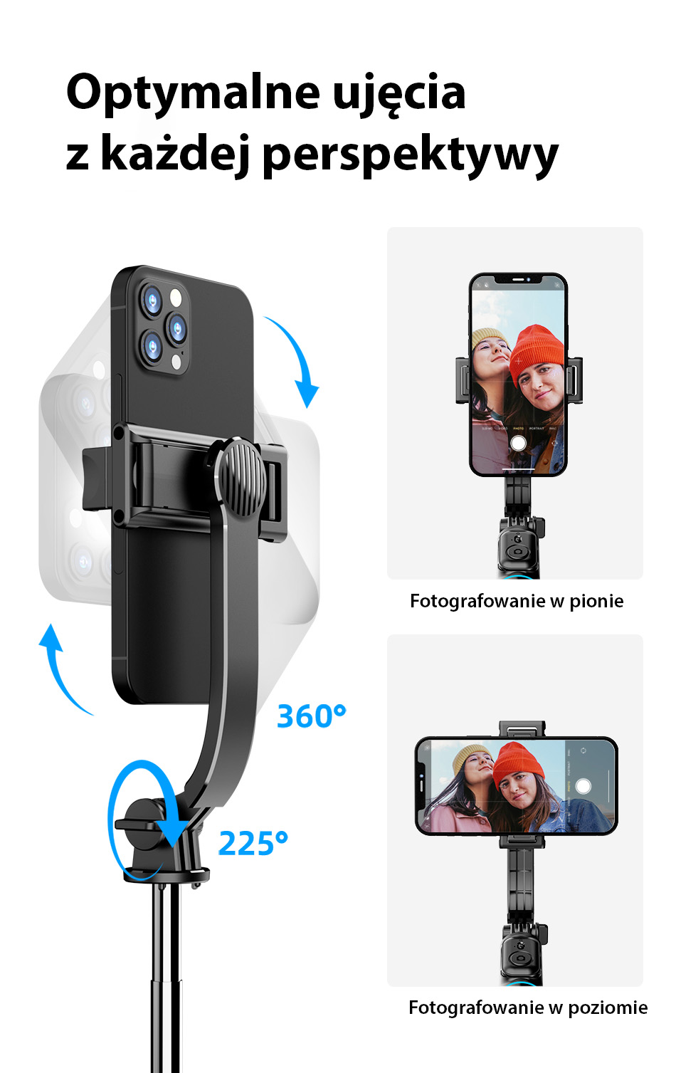 AWEI Selfie Stick X49 juodos spalvos aprašymas - Prekės nuotrauka AWEI Selfie Stick X49 juodos spalvos aprašymas - Prekės nuotrauka
