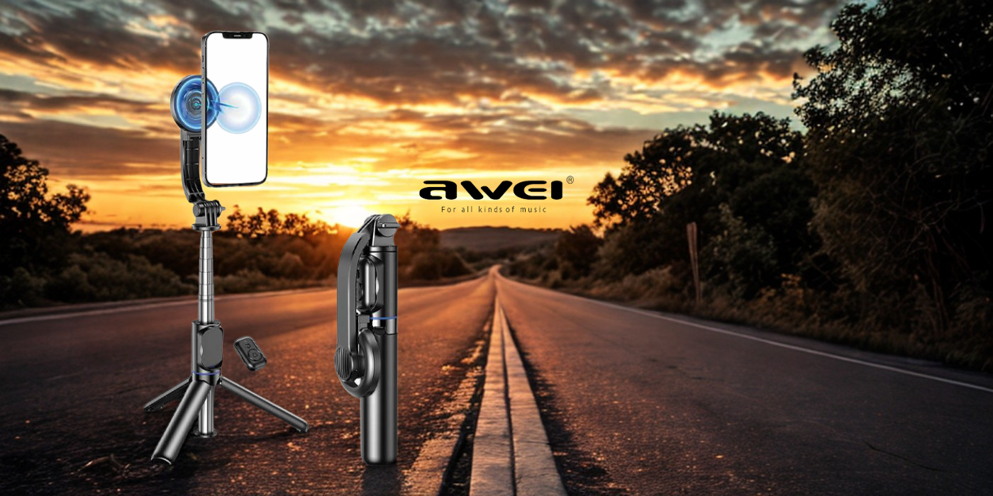 AWEI Selfie Stick X51 juodos spalvos aprašymas - Prekės nuotrauka AWEI Selfie Stick X51 juodos spalvos aprašymas - Prekės nuotrauka