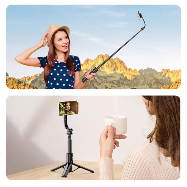 AWEI Selfie Stick X51 juodos spalvos aprašymas - Prekės nuotrauka AWEI Selfie Stick X51 juodos spalvos aprašymas - Prekės nuotrauka