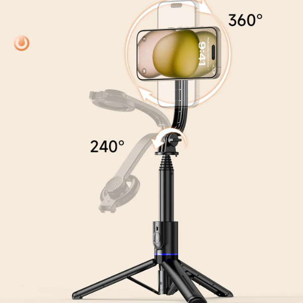 AWEI Selfie Stick X51 juodos spalvos aprašymas - Prekės nuotrauka AWEI Selfie Stick X51 juodos spalvos aprašymas - Prekės nuotrauka