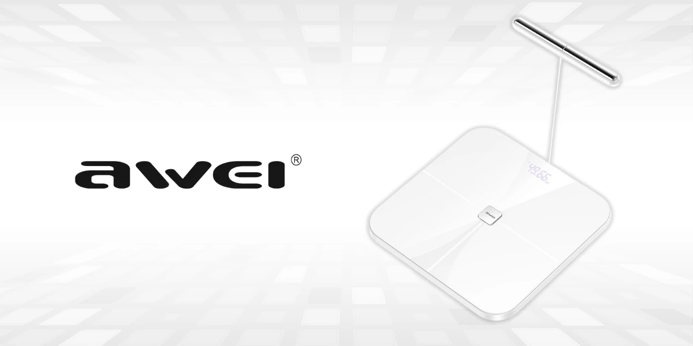 AWEI SS1 multifunkcinės kūno svarstyklės Bluetooth 5.0 500mAh baltos spalvos aprašymas - Prekės nuotrauka AWEI SS1 multifunkcinės kūno svarstyklės Bluetooth 5.0 500mAh baltos spalvos aprašymas - Prekės nuotrauka