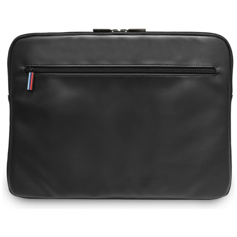 Bag BMW Carbon Pockets & Metal Logo Sleeve 16″ juodos spalvos aprašymas - Prekės nuotrauka