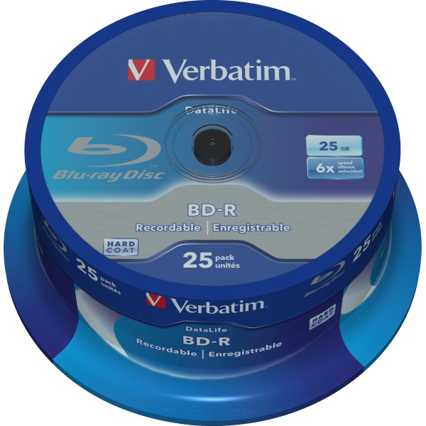 Verbatim Datalife 6x BD-R 25 GB 25 vnt aprašymas - Prekės nuotrauka
