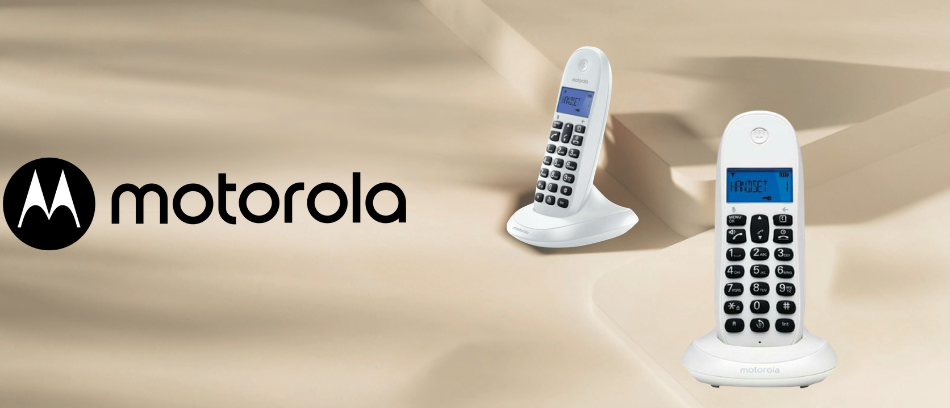 Belaidis fiksuoto ryšio telefonas Motorola C1001CB+ baltas aprašymas - Prekės nuotrauka