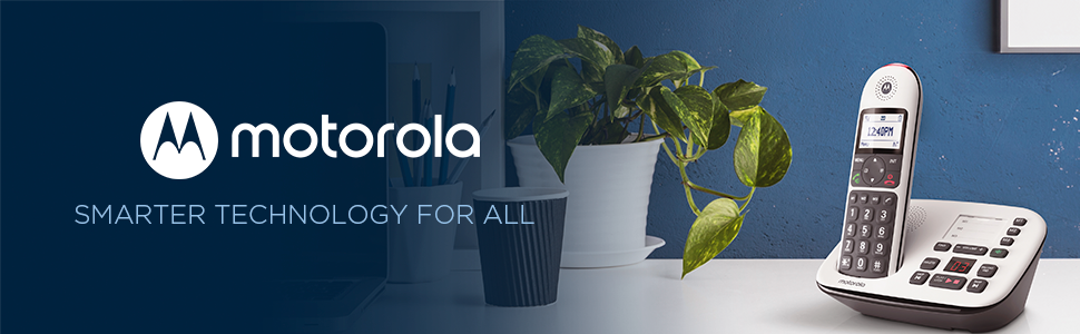 Belaidis fiksuoto ryšio telefonas Motorola CD5011 baltas aprašymas - Prekės nuotrauka