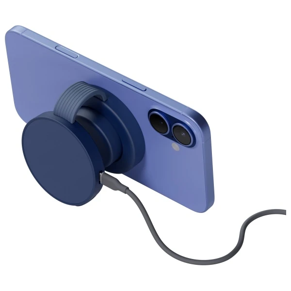 Energea Belaidis įkroviklis Bazic GoMag Trio 2 3in1 15W magnetic skirtas Apple iPhone/Watch/AirPods mėlynos spalvos aprašymas - Prekės nuotrauka