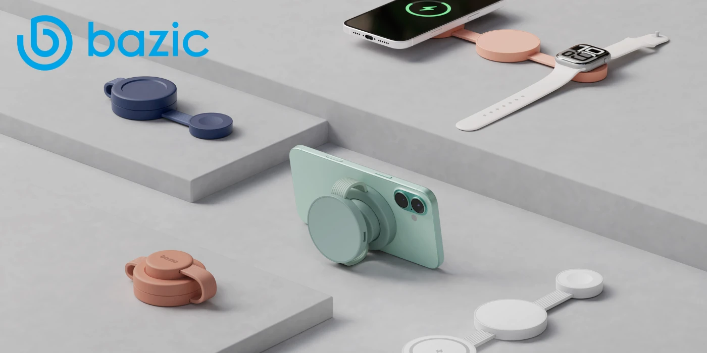 Energea Belaidis įkroviklis Bazic GoMag Trio 2 3in1 15W magnetic skirtas Apple iPhone/Watch/AirPods mėlynos spalvos aprašymas - Prekės nuotrauka