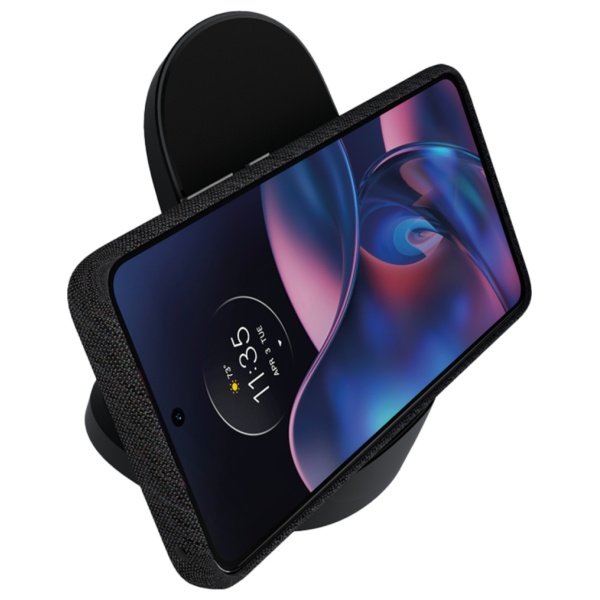 Belaidis įkroviklis Motorola TurboPower 15W Stand Pad Qi juodos spalvos aprašymas - Prekės nuotrauka Belaidis įkroviklis Motorola TurboPower 15W Stand Pad Qi juodos spalvos aprašymas - Prekės nuotrauka
