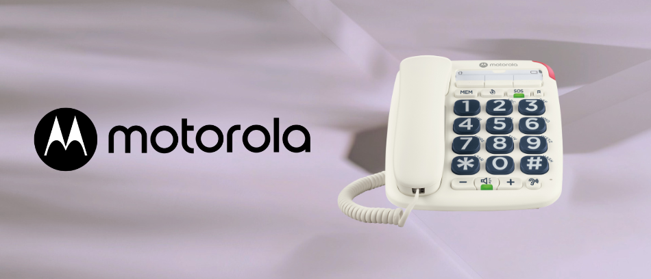 Belaidis stacionarus telefonas Motorola CT200 baltas aprašymas - Prekės nuotrauka