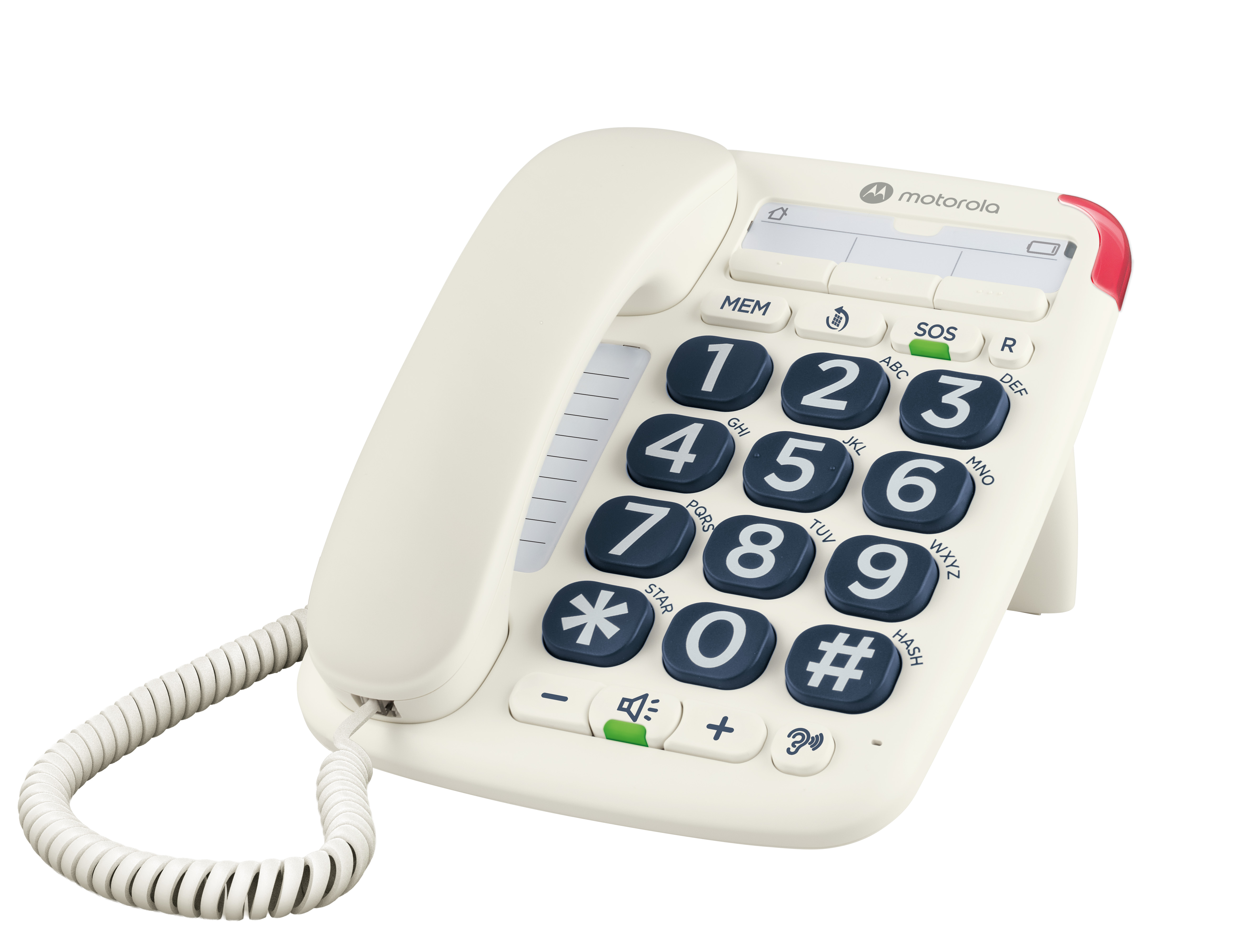 Belaidis stacionarus telefonas Motorola CT200 baltas aprašymas - Prekės nuotrauka