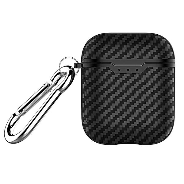Beline AirPods anglies pluošto dėklas Air Pods 1/2 juodas aprašymas - Prekės nuotrauka