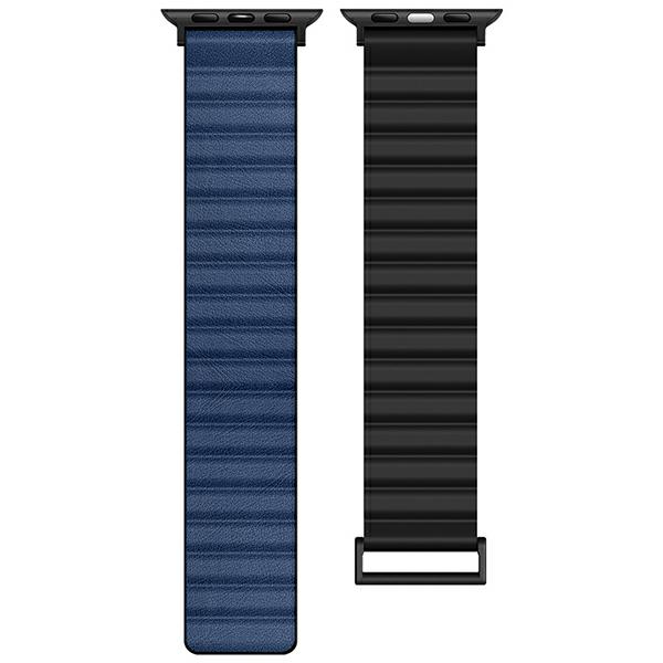 Beline Apple Watch Magnetic Pro apyrankė 38/40/41mm juodos spalvos/Mėlyna juodos spalvos/Mėlyna Box aprašymas - Prekės nuotrauka