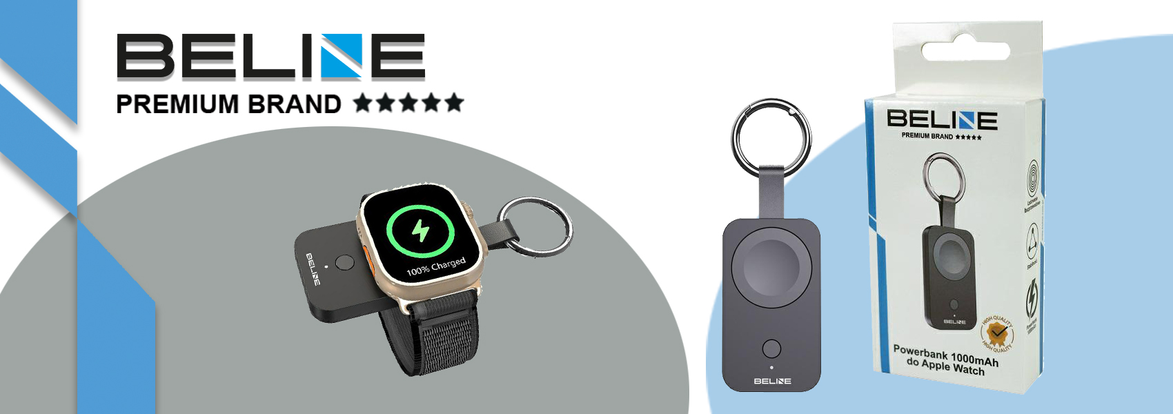 Beline Apple Watch Power Bank 1000mAh aprašymas - Prekės nuotrauka