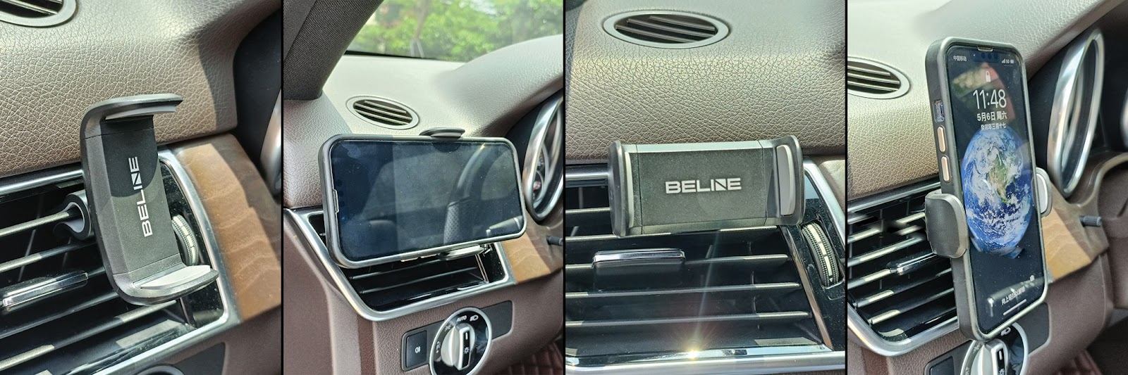 Beline BLNCH03 automobilinis laikiklis ventiliacijos grotelėms aprašymas - Prekės nuotrauka