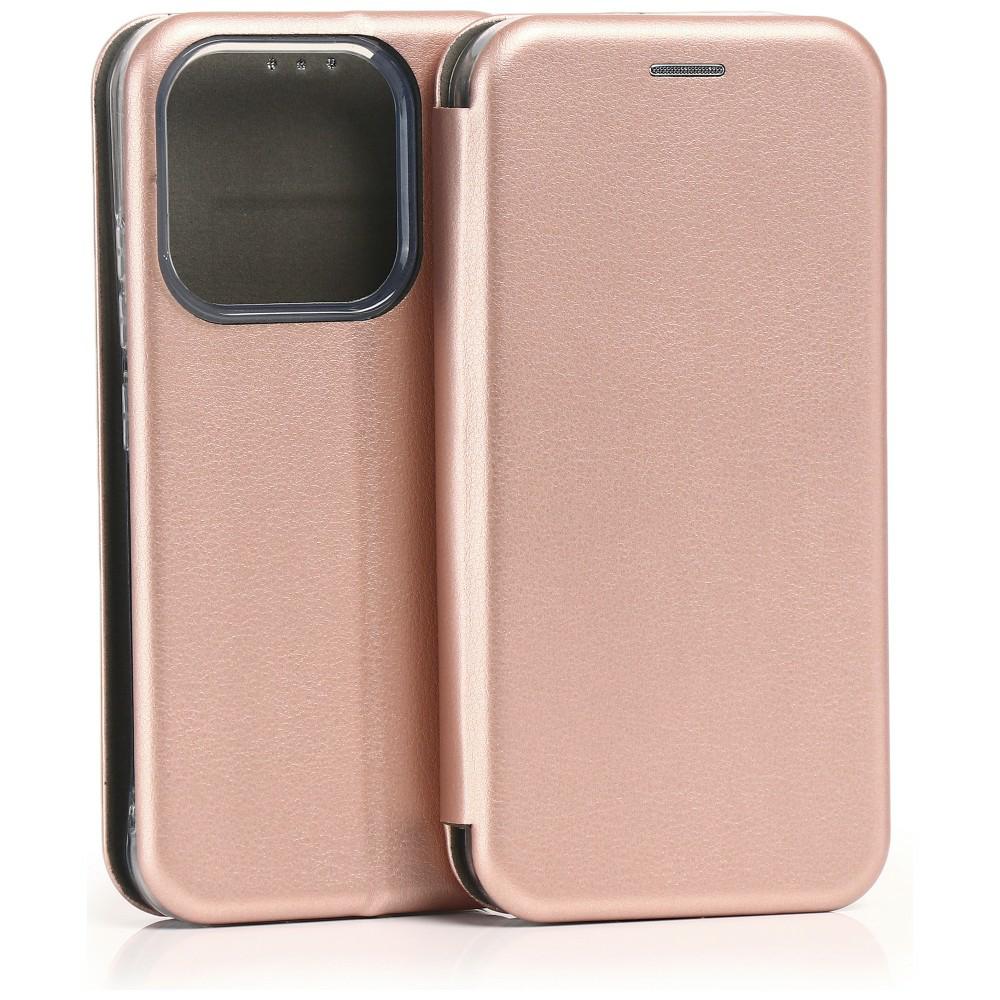 Beline Book Magnetic Dėklas Xiaomi 17 — Rose Gold aprašymas - Prekės nuotrauka