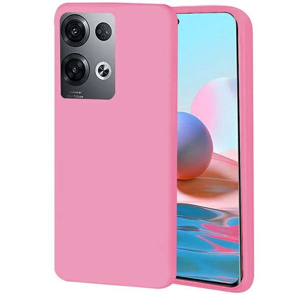 Beline Candy dėklas Oppo Reno 8 Pro Light rožinės spalvos aprašymas - Prekės nuotrauka
