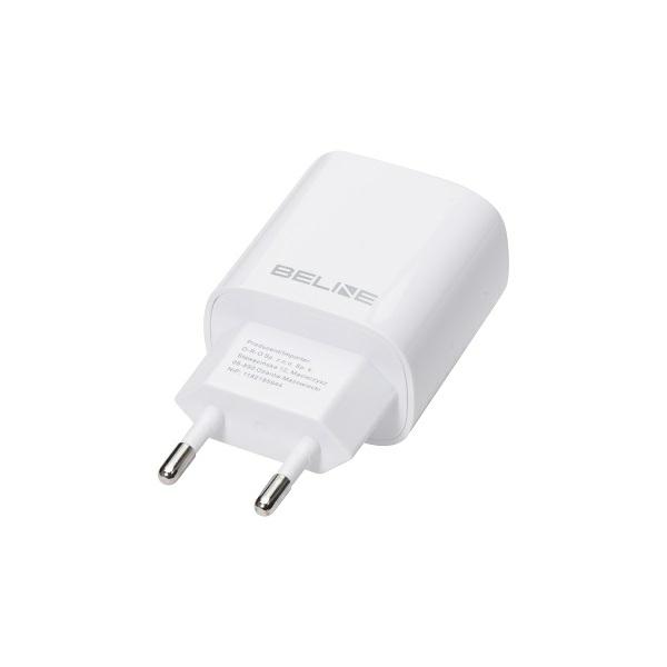 Beline įkroviklis 1x USB-C + 1x USB 30W baltos spalvos (tik antgalis) PD 3.0 + QC 3.0 BLN2CW30 GaN aprašymas - Prekės nuotrauka Beline įkroviklis 1x USB-C + 1x USB 30W baltos spalvos (tik antgalis) PD 3.0 + QC 3.0 BLN2CW30 GaN aprašymas - Prekės nuotrauka
