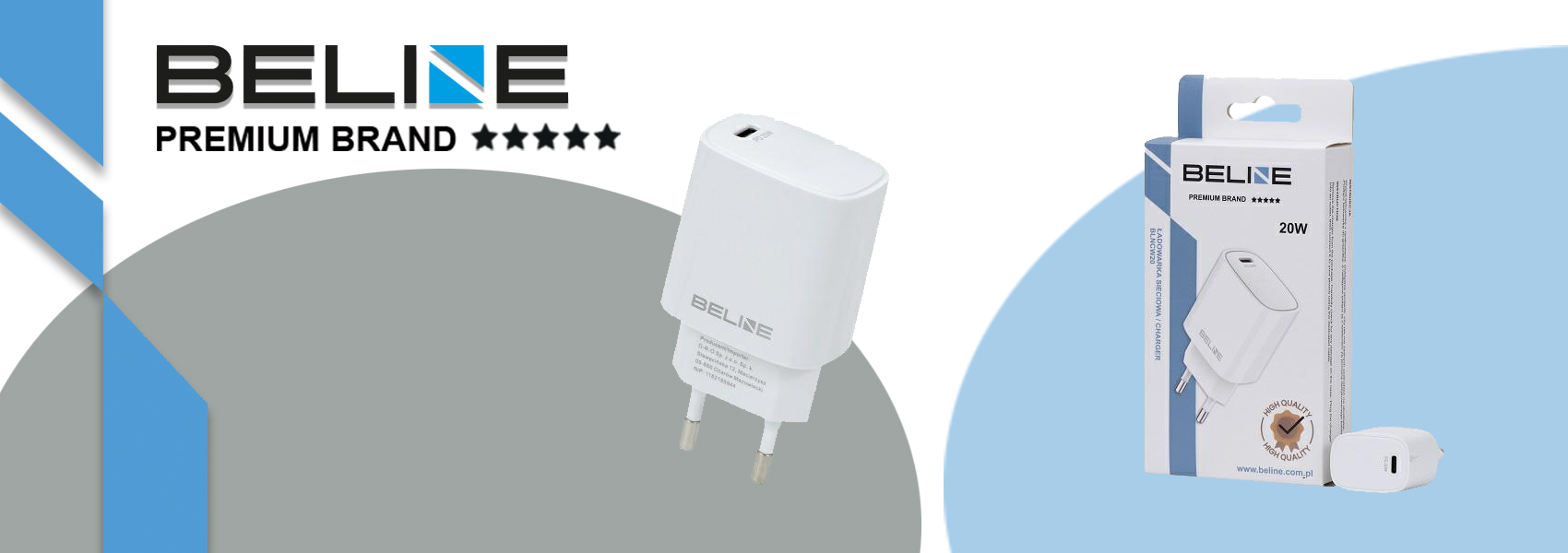Beline įkroviklis 1x USB-C 20W baltos spalvos (tik antgalis) PD 3.0 BLNCW20 aprašymas - Prekės nuotrauka Beline įkroviklis 1x USB-C 20W baltos spalvos (tik antgalis) PD 3.0 BLNCW20 aprašymas - Prekės nuotrauka