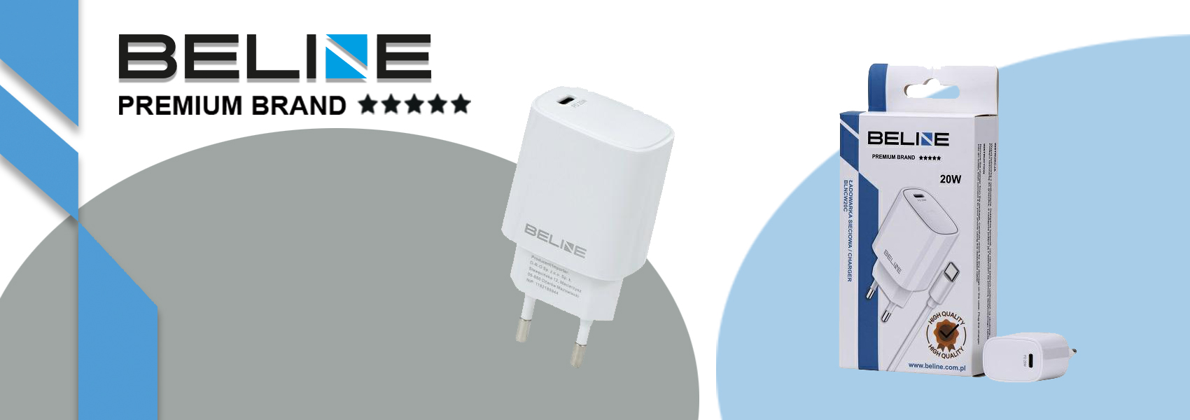 Beline Charger 1x USB-C 20W + cableUSB-C baltos spalvos /baltos spalvos PD 3.0 BLNCW20C aprašymas - Prekės nuotrauka Beline Charger 1x USB-C 20W + cableUSB-C baltos spalvos /baltos spalvos PD 3.0 BLNCW20C aprašymas - Prekės nuotrauka