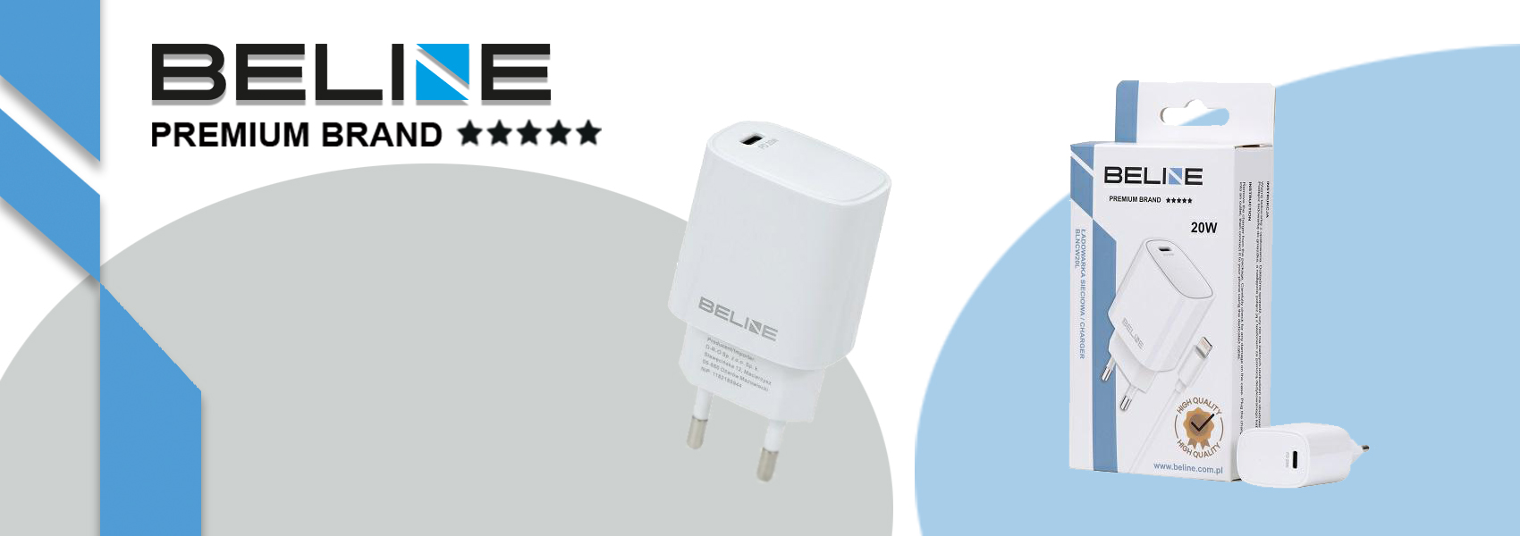 Beline Charger 1x USB-C 20W + Lightning cable baltos spalvos /baltos spalvos PD3.0 BLNCW20L aprašymas - Prekės nuotrauka Beline Charger 1x USB-C 20W + Lightning cable baltos spalvos /baltos spalvos PD3.0 BLNCW20L aprašymas - Prekės nuotrauka
