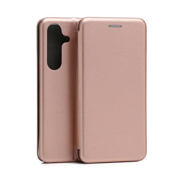 Beline Dėklas Book Magnetic Samsung S24S921 rožinio aukso spalvos aprašymas - Prekės nuotrauka