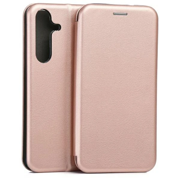 Beline Dėklas Book Magnetic Samsung S25 rožinio aukso spalvos aprašymas - Prekės nuotrauka Beline Dėklas Book Magnetic Samsung S25 rožinio aukso spalvos aprašymas - Prekės nuotrauka