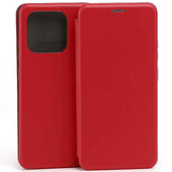 Beline Dėklas Book Magnetic Xiaomi 12c Raudonas aprašymas - Prekės nuotrauka