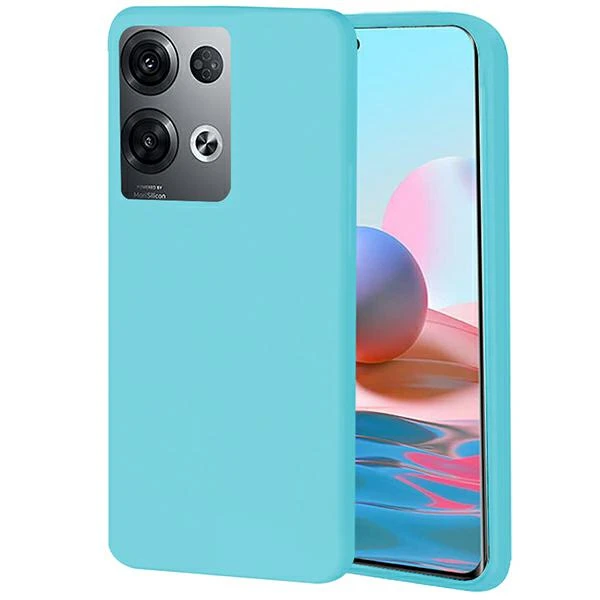 Beline dėklas Candy Oppo Reno 8 Pro mėlynos spalvos aprašymas - Prekės nuotrauka