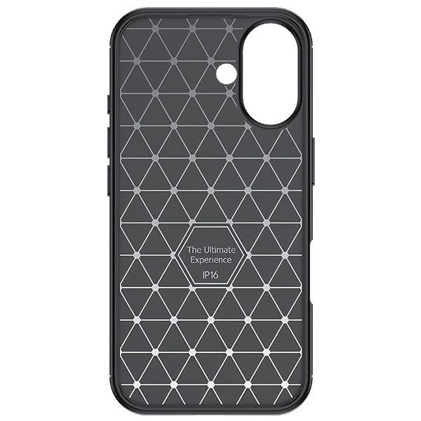 Beline Dėklas Carbon Armor, skirtas Google Pixel 10 Pro, juodos spalvos aprašymas - Prekės nuotrauka