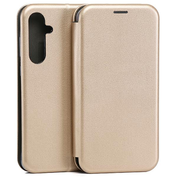 Beline Dėklas knygutė Magnetic Samsung A35A356 auksinis aprašymas - Prekės nuotrauka