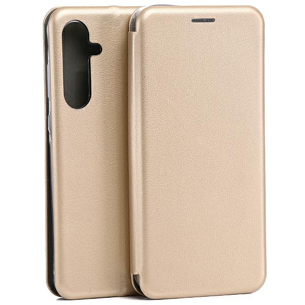 Beline Dėklas knygutė Magnetic Samsung A55A556 auksinis aprašymas - Prekės nuotrauka
