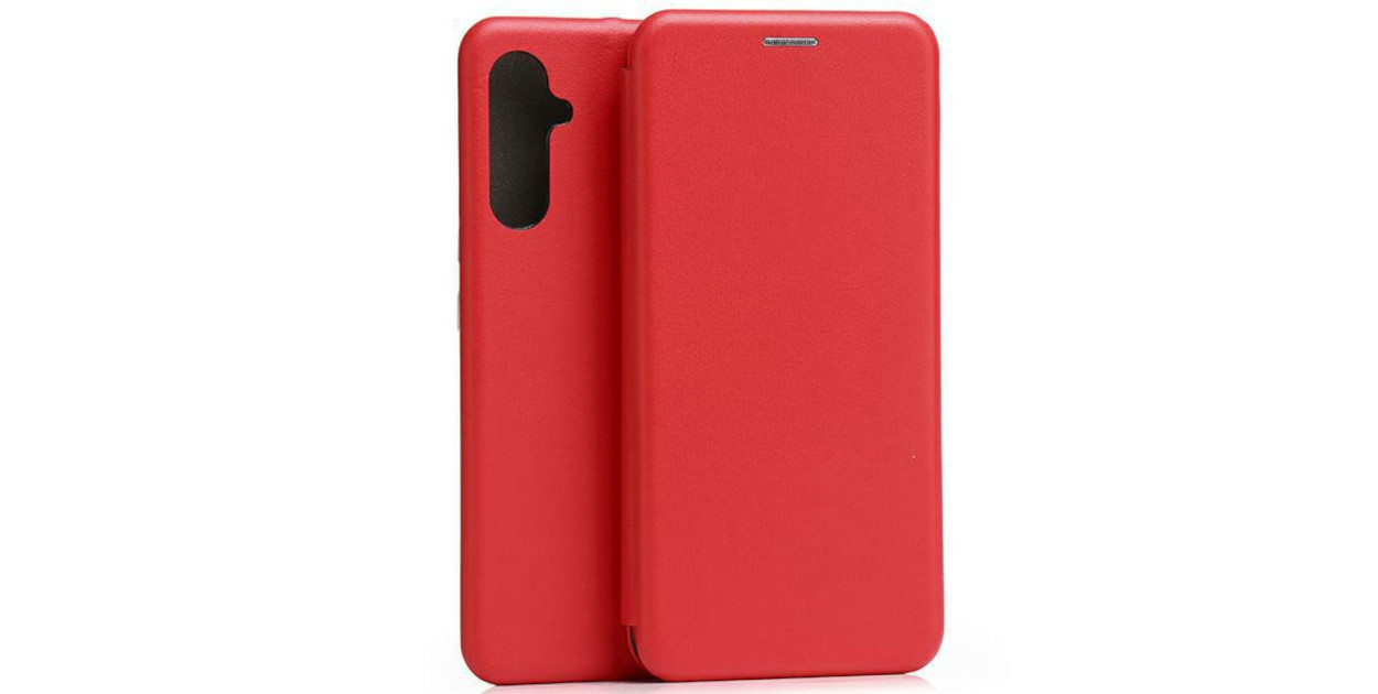 Beline Dėklas knygutė Magnetic Samsung M33 5GM336 raudonas aprašymas - Prekės nuotrauka