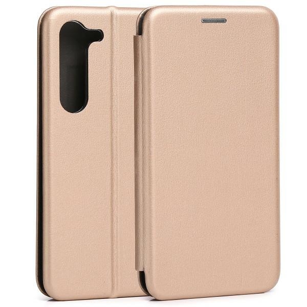 Beline Dėklas knygutė Magnetic Samsung S23 FE S711 auksinis aprašymas - Prekės nuotrauka