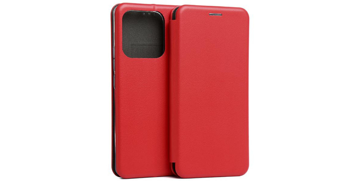 Beline Dėklas knygutė Magnetic Xiaomi Redmi Note 13 Pro+ 5G raudonas aprašymas - Prekės nuotrauka
