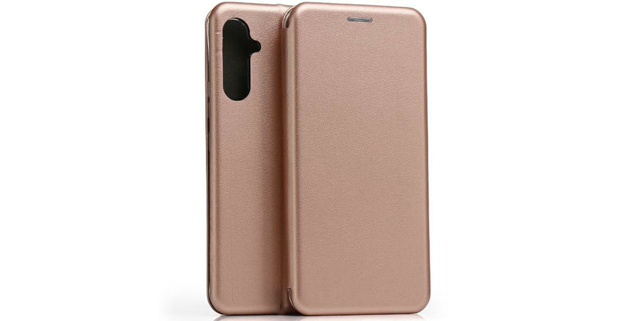 Beline Dėklas knygutės tipo magnetinis Samsung M33 5GM336 rožinio aukso spalvos aprašymas - Prekės nuotrauka