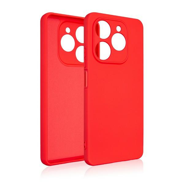 Beline Dėklas Silicone TECNO Spark 20 Pro red aprašymas - Prekės nuotrauka