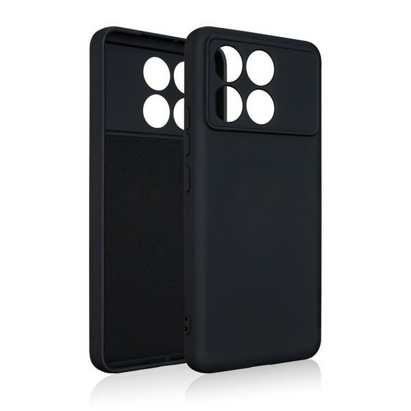 Beline dėklas Silicone Xiaomi Poco F6 Pro juodos spalvos aprašymas - Prekės nuotrauka