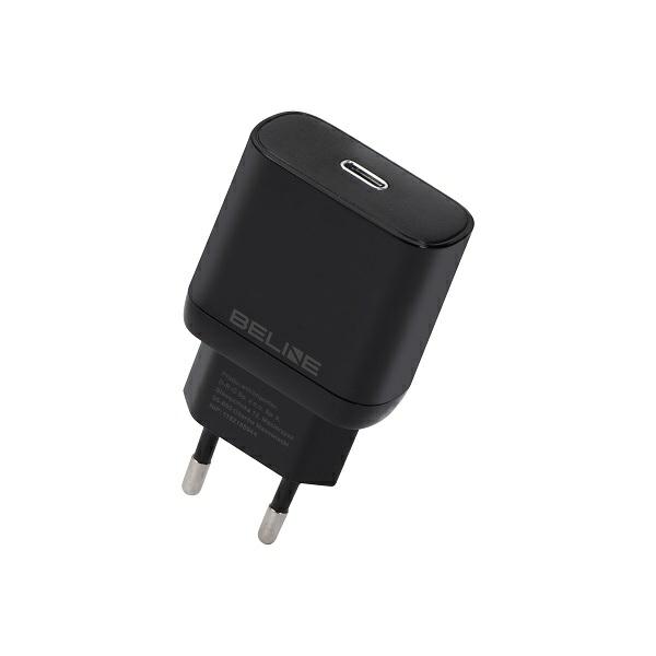 Beline įkroviklis 1x USB-C 25W juodos spalvos (tik galvutė) PD 3.0 BLNCB25 GaN aprašymas - Prekės nuotrauka