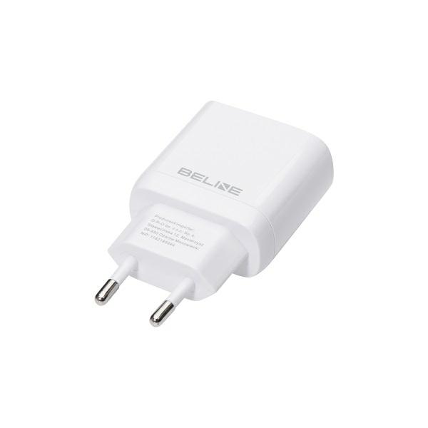 Beline įkroviklis 1x USB-C 30W + USB-C laidas baltos spalvos /baltos spalvos PD 3.0 BLNCW30C GaN aprašymas - Prekės nuotrauka