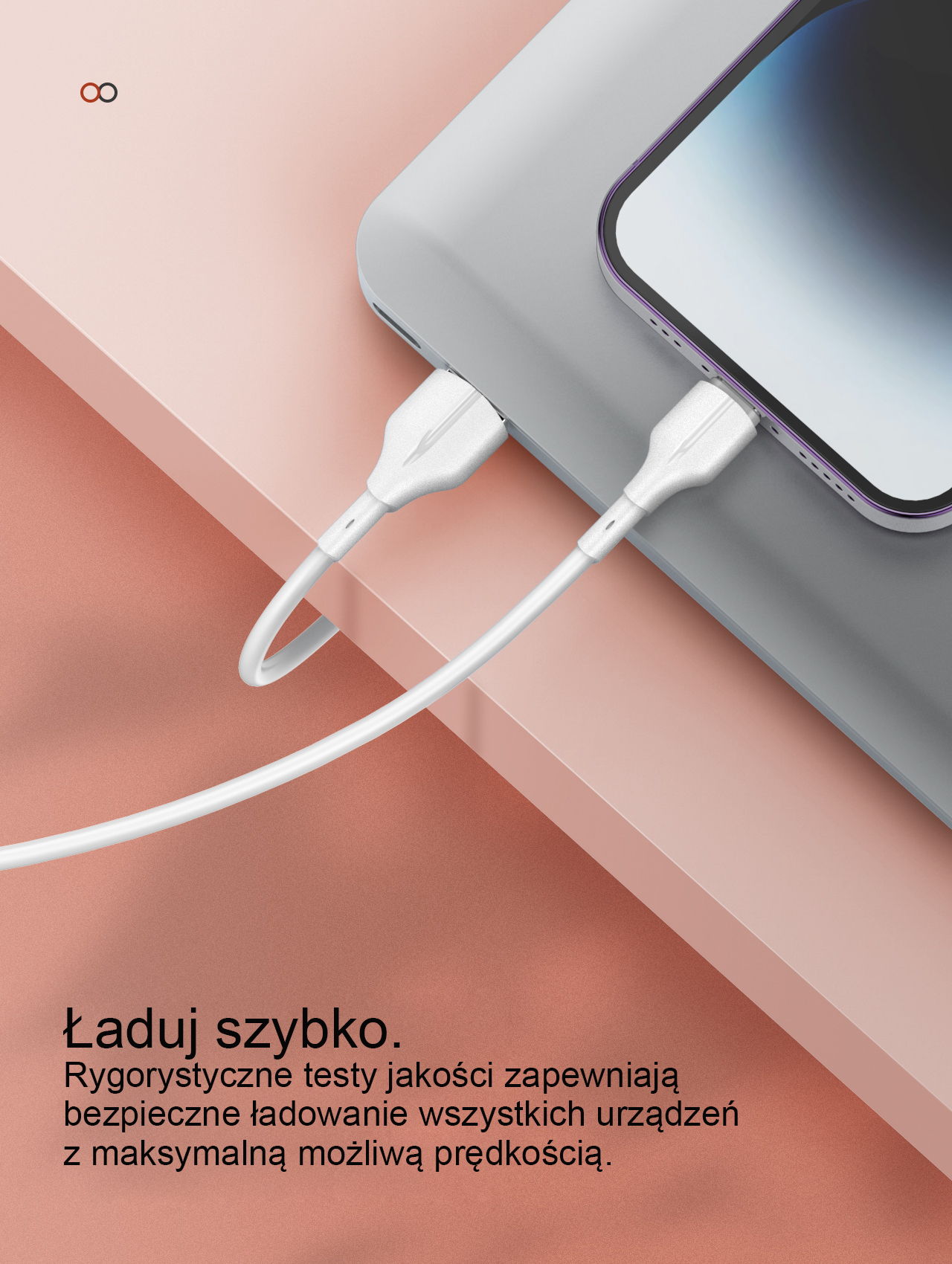 Beline kabelis 25W USB-A/Lightning 1m baltas BLNCWL01 aprašymas - Prekės nuotrauka Beline kabelis 25W USB-A/Lightning 1m baltas BLNCWL01 aprašymas - Prekės nuotrauka