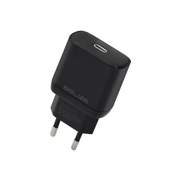 Beline Laidinis įkroviklis 1x USB-C 30W juodos spalvos (only head) PD 3.0 BLNCB30 GaN aprašymas - Prekės nuotrauka